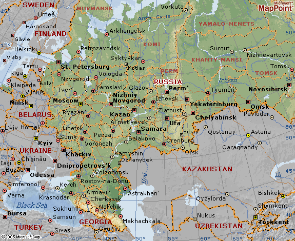 Chelyabinsk map